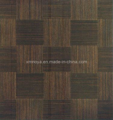 Composant de matériau PE Décoration murale en faisceau tressé en bois tissé avec une durée de vie de 10 ans