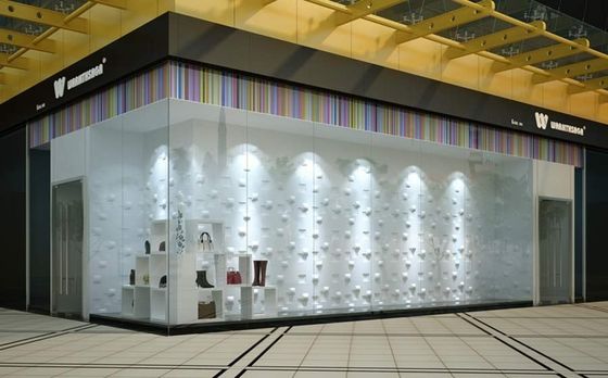 Panneaux acoustiques ignifuges de qualité B1 Conception de tissus 3D pour cloisons de bureau Décoratif
