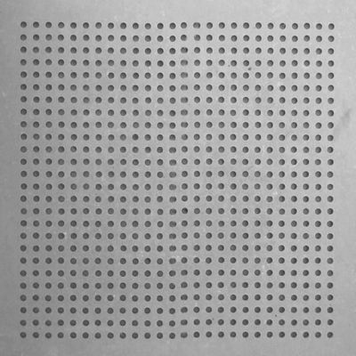 Plaque de plafond en plâtre acoustique en PVC/vinyle de forme irrégulière avec une densité de 780 kg/m3
