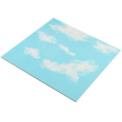 Panneau en PVC 3D acoustique de 500 mm x 500 mm pour la décoration des murs de chambre