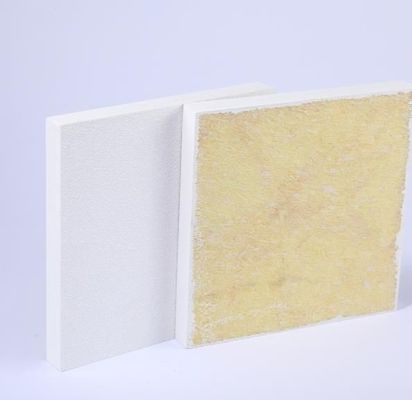 Bureau étanche au feu en fibre de verre légère plaque de plafond en plâtre acoustique pour la décoration