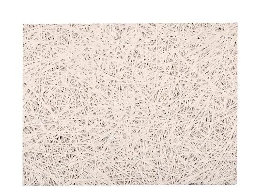 Plaque de ciment de laine de bois en fibres acoustiques de couleur carré pour les solutions d'isolation acoustique