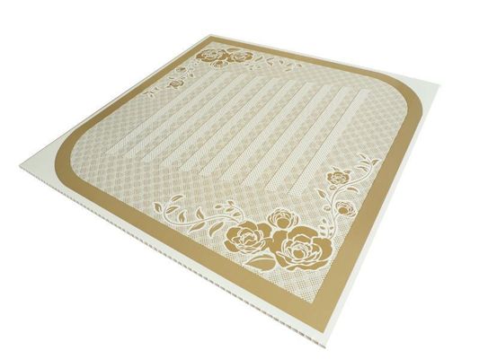 Panneau composite en PVC de 500 mmx500 mm avec conception 3D