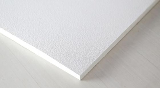 Conception du plafond en fibre de verre couvert par pulvérisation ignifuge pour la décoration E cachée
