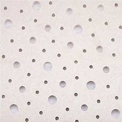 Isolement thermique du mur de séparation plafond plaque de gypse acoustique sans motif épaisseur 7 mm-15 mm
