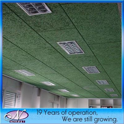 Matériau de plafond acoustique en fibres minérales