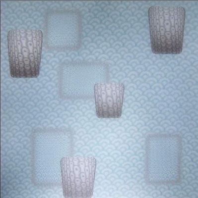 Panneau 3D en plastique imperméable à l'eau pour la décoration de murs / plafonds Taille 460mm * 460mm