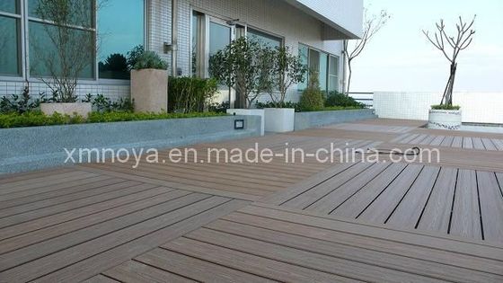 Décoration de sol en WPC composite en bois plastique pour jardin extérieur avec installation rapide