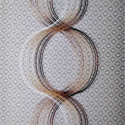 Panneau de décoration murale 3D en plastique pour l'espace magique 460mm*460mm Taille et nombreux modèles