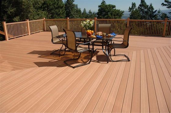 150*25mm Decking en WPC étanche pour piscine extérieure et planche de jardin HS150*25-C