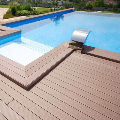 150 mm*25 mm de revêtement de sol en WPC solide personnalisé pour revêtement de sol respectueux de l'environnement NYS150*25