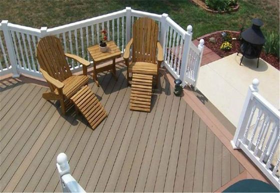 135mm*25mm bois plastique composite décoration extérieure avec des matériaux HS135*25-A