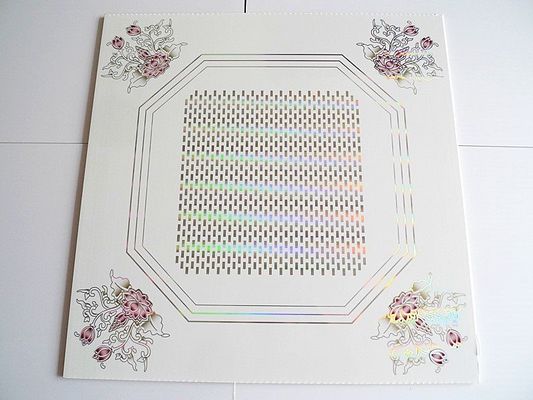 Design d'intérieur d'hôtel Effets stéréoscopiques colorés sans cadre Décoration murale en plastique en PVC 3D