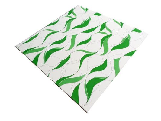 FD108 Panneau 3D en plastique PVC imperméable à l'eau de 500 mm x 500 mm pour décoration murale / plafond