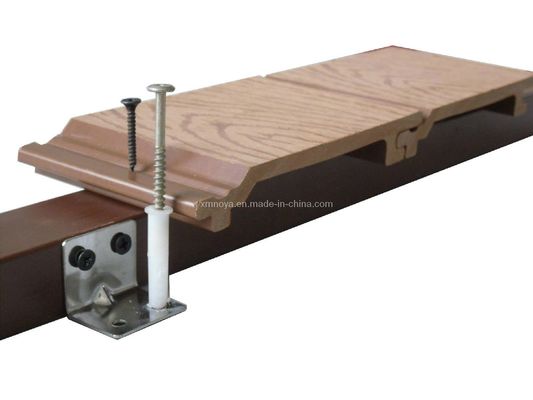 Finition coulissante étanche et résistante aux intempéries Panneau de revêtement murale extérieur en WPC 156MM*21MM