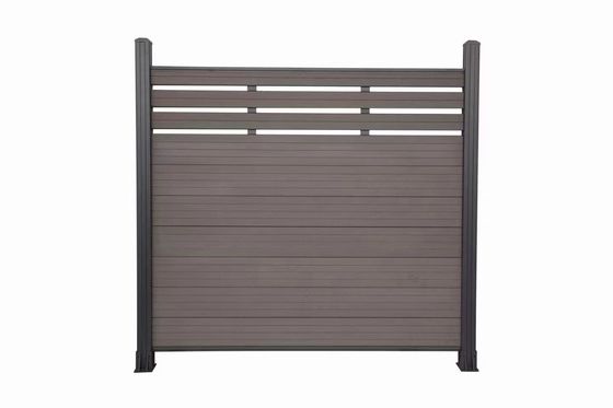 Finition coulissante étanche et résistante aux intempéries Panneau de revêtement murale extérieur en WPC 156MM*21MM