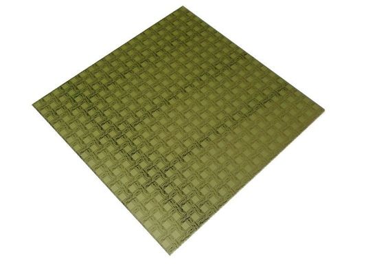 Panneau 3D composite en plastique non personnalisé de 500 mm x 500 mm pour une application décorative murale