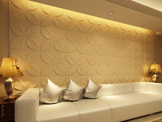 Tableau mural 3D au son acoustique coloré pour matériaux décoratifs dans les immeubles de bureaux