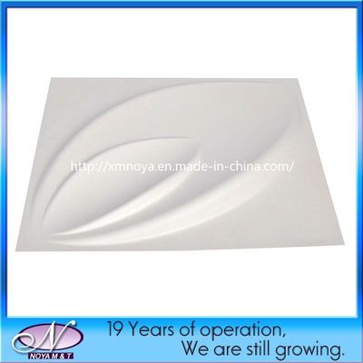Plaque de revêtement murale 3D avec isolation thermique et propriétés acoustiques dans divers modèles