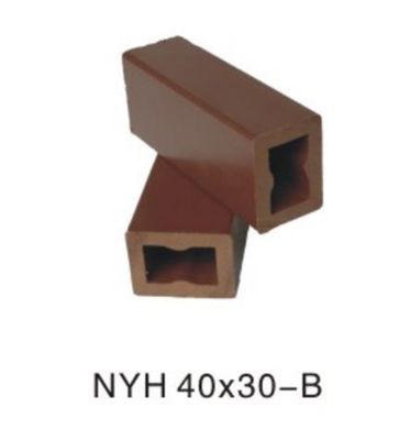 150 mm*25 mm plancher en bois synthétique plastique composite/WPC pour espace de vie extérieur