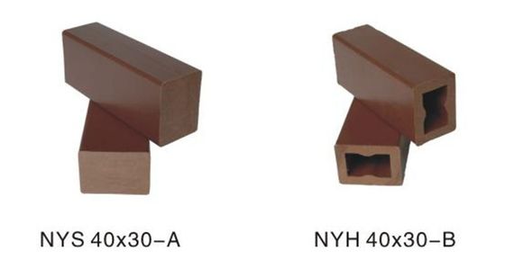 150 mm*25 mm plancher en bois synthétique plastique composite/WPC pour espace de vie extérieur
