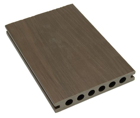 Carreaux de revêtement de sol extérieurs en WPC à surface de grain en option pour les espaces extérieurs écologiques
