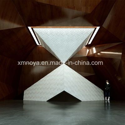 Panneau 3D Eco-friendly E0 Acoustique Isolation acoustique Panneau mural pour le style décoratif de gym