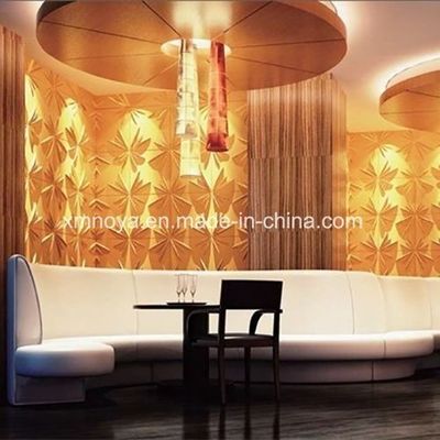 Panneau 3D d'absorption acoustique avec bord carré