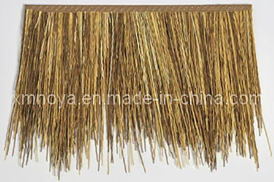 La paille de toiture synthétique jaune tropicale africaine personnalisée pour la décoration des toits