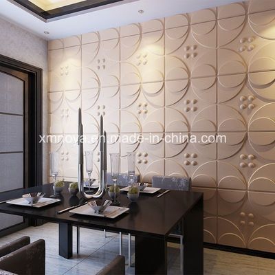 Décoration intérieure moderne personnalisée 500mmx500mm Acoustique insonorisée imperméable à l'eau Panneaux muraux 3D