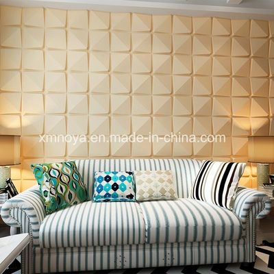 Eco-friendly E0 Soundproofing Art Bass Traps Panneaux muraux Carré bord pour la décoration