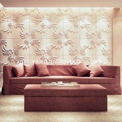 Panneau 3D décoratif de fond de canapé moderne avec un matériau et un design écologiques