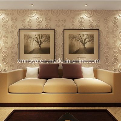 E0 Eco-friendly 500mmx500mm Panneau mural 3D à isolation acoustique pour fond de canapé
