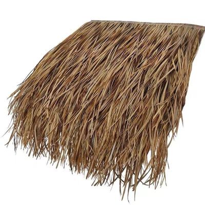 Toiture en chaume synthétique artificielle 45*50cm et 100*60cm pour une efficacité de plage tropicale