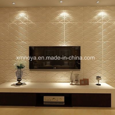 Panneau mural 3D acoustique décoratif 460mm*460mm Taille pour le fond de télévision dans le salon