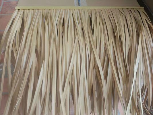 Matériau de toiture de paille de simulation synthétique artificielle pour toiture de paille 500*500 mm Taille