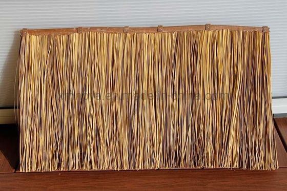 Toit en paille artificielle jaune pour matériaux de construction 45*50cm et 30*45cm