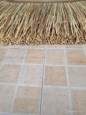 Décoration de jardin africain Composant de matériau en PVC Brique Rousse Carreaux de toiture en chaume ignifuge
