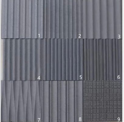 Façade décorative en fibre de ciment à fente 3D pour matériau résistant à la chaleur