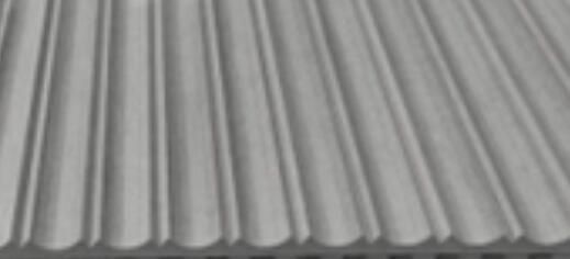 Façade décorative en fibre de ciment à fente 3D pour matériau résistant à la chaleur