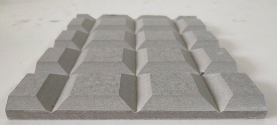 Façade décorative en fibre de ciment à fente 3D pour matériau résistant à la chaleur