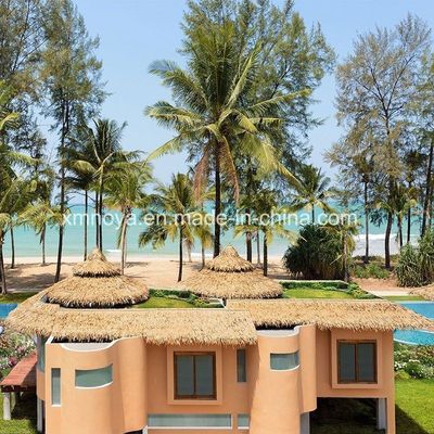 Composant de matériau PVC ignifuge Simulation synthétique artificielle de toiture en paille