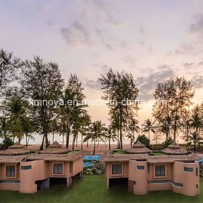 Composant de matériau PVC ignifuge Simulation synthétique artificielle de toiture en paille