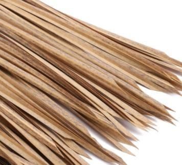 Carreaux de toiture de chaume tropicale synthétique ignifuge sur mesure pour les cabanes de Tiki en HDPE