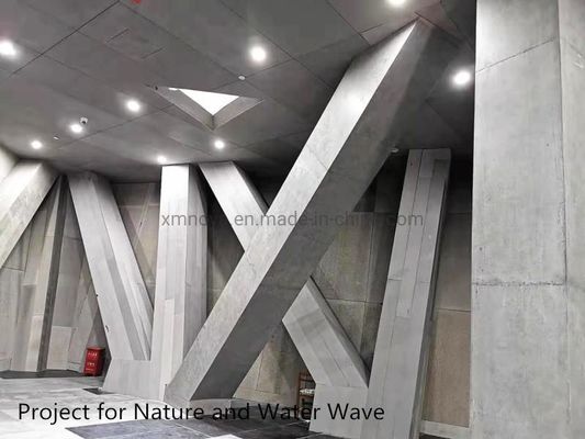Matériau résistant à la chaleur Plaque de décoration murale en fibre de ciment pour la décoration extérieure