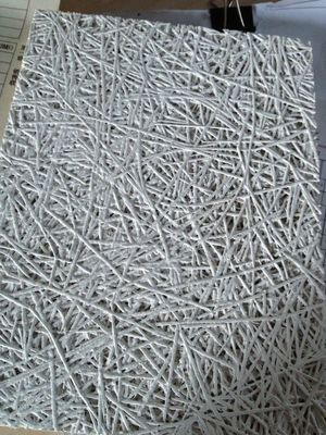 Carreaux de ciment en laine de bois acoustique à l'épreuve du feu pour la décoration de plafond
