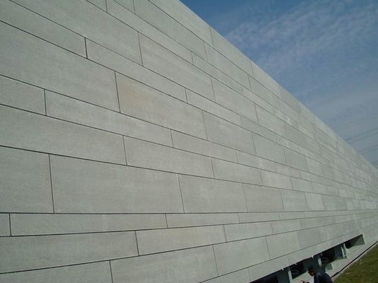 Panneau de ciment en fibres gris et jaune clair pour revêtement mural ou carreaux de plafond de haute résistance