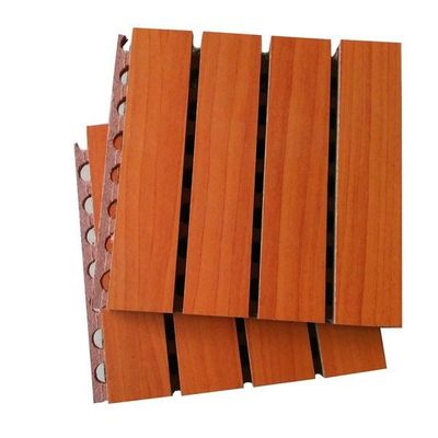 Absorption du son Panneau et panneau de plafond en bois avec panneaux acoustiques à bord carré