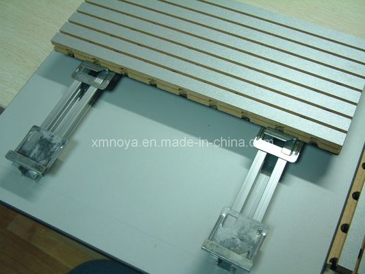 Absorption du son Panneau et panneau de plafond en bois avec panneaux acoustiques à bord carré