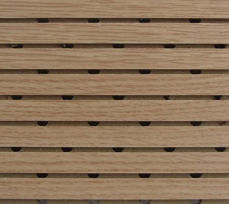 Panneau en bois acoustique pour la décoration murale dans la salle de bain/cuisine et grade incendiaire B1